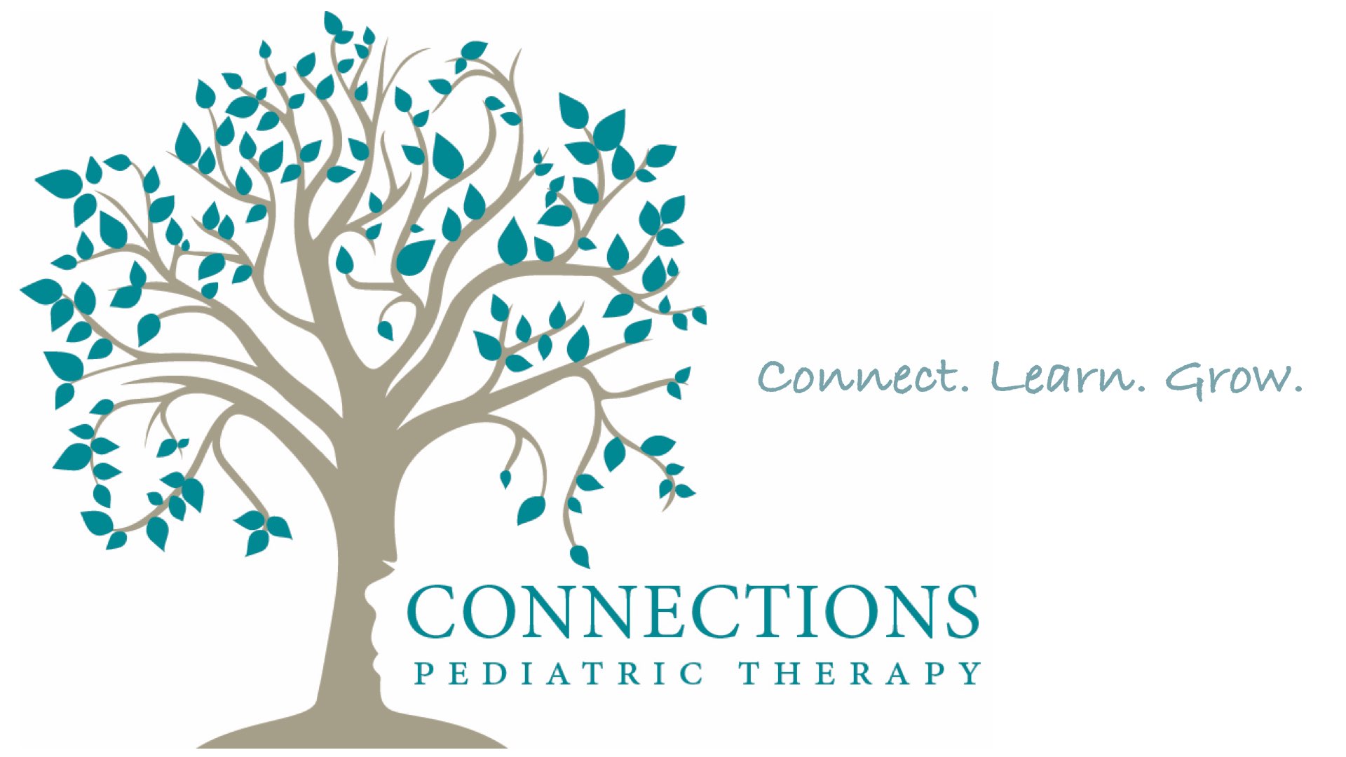 Connections Pediatric Therapy – Connect. Learn. Grow. Tree logo